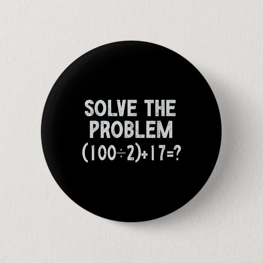 Funny 67 Meme Pemdas Elementary Math Teacher Brain Ronde Button 5,7 Cm (Voorkant)