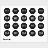Funny 67 Meme Pemdas Elementary Math Teacher Brain Ronde Sticker (Vel)