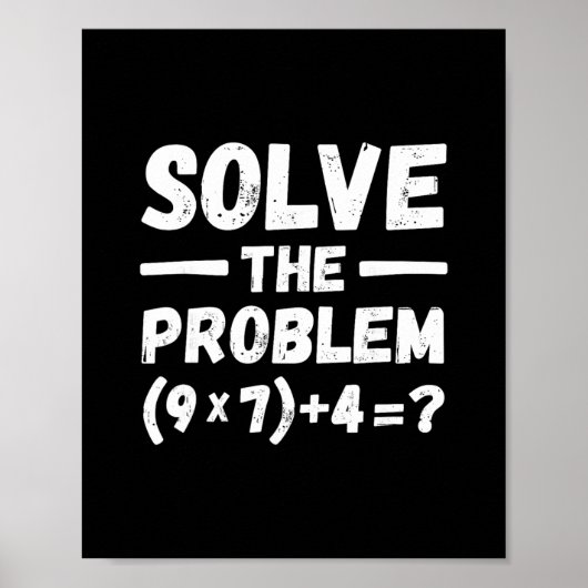 Funny 67 Meme Pemdas Elementary Math Teacher Humor Poster (Voorkant)