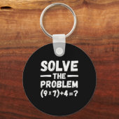 Funny 67 Meme Pemdas Elementary Math Teacher Humor Sleutelhanger (Voorkant)