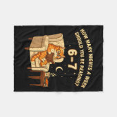 Funny 67 Meme Reading School Librarian Teacher Bra Fleece Deken (Voorkant (Horizontaal))