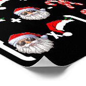 Funny 67 Meme Santa Christmas Tree Math Teacher Xm Poster (Hoek)