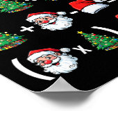 Funny 67 Meme Santa Math Teacher Christmas Pajama  Poster (Hoek)