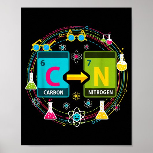 Funny 67 Meme Science Chemistry Teacher Periodic T Poster (Voorkant)