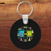 Funny 67 Meme Science Chemistry Teacher Periodic T Sleutelhanger (Voorkant)