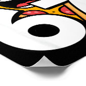 Funny 67 Meme Six Seven Humor Food Zza  Poster (Hoek)