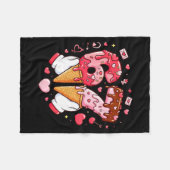 Funny 67 Meme Six Seven Ice Cream Matching Couples Fleece Deken (Voorkant (Horizontaal))