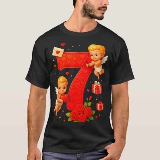 Funny 67 Meme Six Seven Matching Couples Valentine T-shirt (Voorkant)