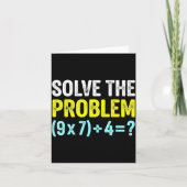 Funny 67 Meme Six Seven Math Teacher Brain-rot Jok Kaart (Voorkant)
