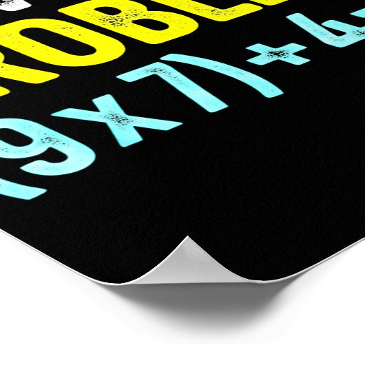 Funny 67 Meme Six Seven Math Teacher Brain-rot Jok Poster (Hoek)