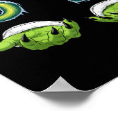 Funny 67 Meme Six Seven Scary Monster Hands Christ Poster (Hoek)