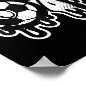 Funny 67 Meme Slang Soccer Ice Cream Drip Six Seve Poster (Hoek)