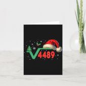 Funny 67 Meme Square Root 4489 Slang Math Teacher  Kaart (Voorkant)