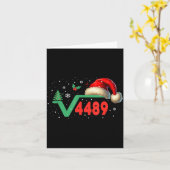 Funny 67 Meme Square Root 4489 Slang Math Teacher Kaart (Gele Bloem)