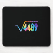 Funny 67 Meme Square Root 4489 Slang Math Teacher  Muismat (Voorkant)