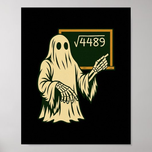 Funny 67 Meme Square Root 4489 Slang Math Teacher Poster (Voorkant)