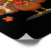 Funny 67 Meme Thanksgiving Turkey With Pumpkin Pie Poster (Hoek)