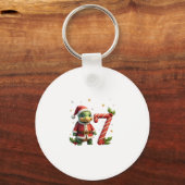 Funny 67 Meme Turtle Christmas PJm Men Women Famil Sleutelhanger (Voorkant)