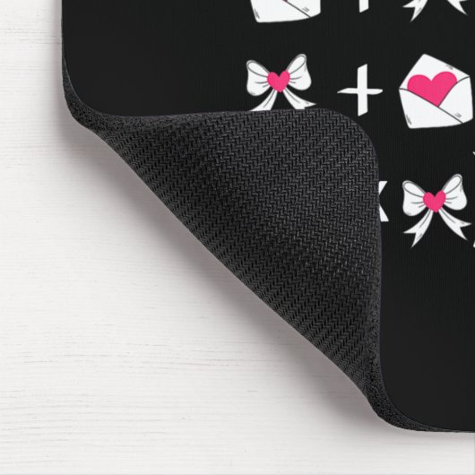 Funny 67 Meme Valentine Math Teacher Bow Six Seven Muismat (Hoek)