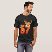 Funny 67 Reindeer Christmas Six Seven Meme 6 7 Tee T-shirt (Voorkant volledig)