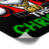 Funny 67 Santa Christmas Shirts Kids Teen Boys 6-7 Poster (Hoek)