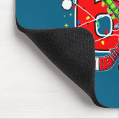 Funny 67 Santa Hat Candy Cane Ice Hockey Six Seven Muismat (Hoek)