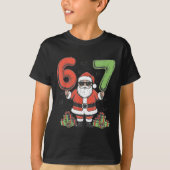 Funny 67 Santa Six Seven Christmas 67 Meme Bruh Bo T-shirt (Voorkant)