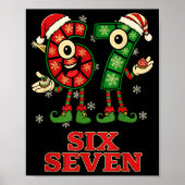 Funny 67 Six Seven 6-7 Italian Christmas Holiday W Poster (Voorkant)