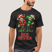 Funny 67 Six Seven 6-7 Italian Christmas Holiday W T-shirt (Voorkant)