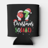 Funny 67 Six Seven Brianrot Christmas Squad Blikjeskoeler (Achterkant)