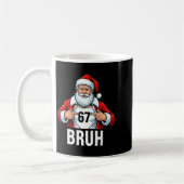 Funny 67 Six Seven Bruh Meme Christmas Santa Men W Koffiemok (Links)