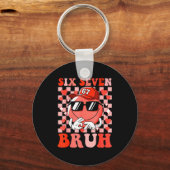 Funny 67 Six Seven Bruh Valentine 6 7 Meme Love Wo Sleutelhanger (Voorkant)