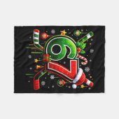 Funny 67 Six Seven Christmas Ice Hockey  Fleece Deken (Voorkant (Horizontaal))