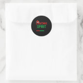 Funny 67 Six Seven Christmas Srit Loading 67% Xmas Ronde Sticker (Tas)