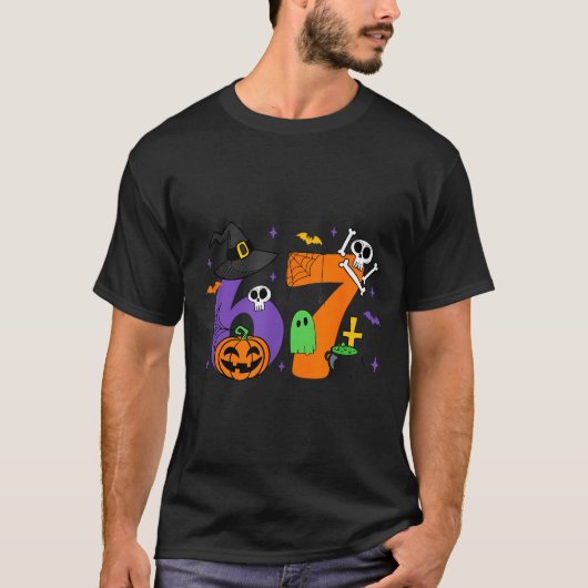 Funny 67 Six Seven Halloween Meme Gen Alpha  T-shirt (Voorkant)