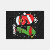 Funny 67 Six Seven Meme 6 7 Elf Santa Christmas Pa Fleece Deken (Voorkant (Horizontaal))
