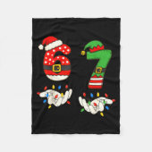 Funny 67 Six Seven Meme Couple Matching Christmas Fleece Deken (Voorkant)