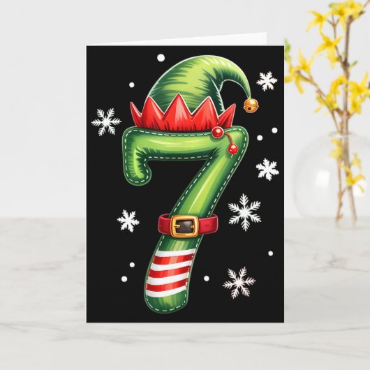 Funny 67 Six Seven Meme Couple Matching Christmas  Kaart (Gele Bloem)