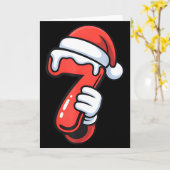 Funny 67 Six Seven Meme Couple Matching Christmas  Kaart (Gele Bloem)