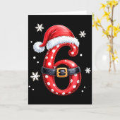 Funny 67 Six Seven Meme Couple Matching Christmas  Kaart (Gele Bloem)