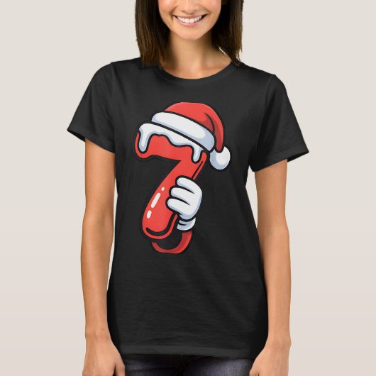 Funny 67 Six Seven Meme Couple Matching Christmas  T-shirt (Voorkant)