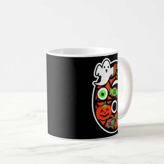 Funny 67 Six Seven Meme Couple Matching Halloween  Koffiemok (Voorkant rechts)