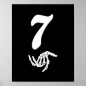 Funny 67 Six Seven Meme Couple Matching Halloween  Poster (Voorkant)