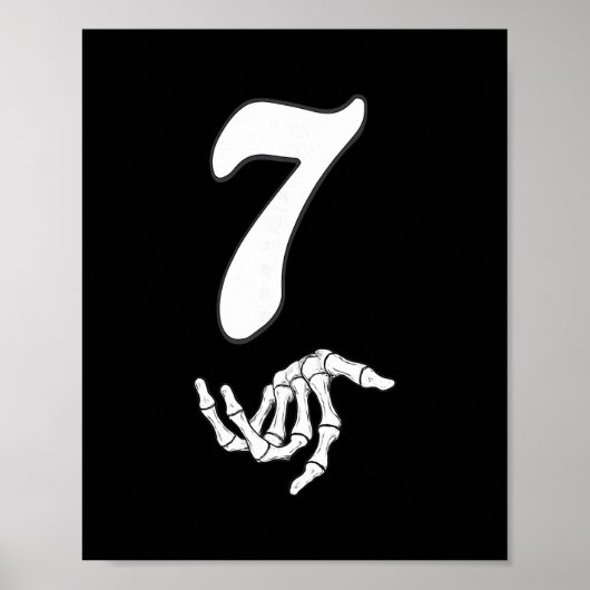 Funny 67 Six Seven Meme Couple Matching Halloween  Poster (Voorkant)