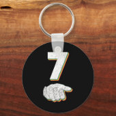 Funny 67 Six Seven Meme Couple Matching Halloween  Sleutelhanger (Voorkant)