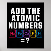 Funny 67 Six Seven Meme Matching Elements Periodic Poster (Voorkant)