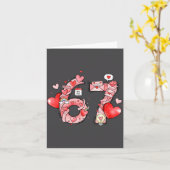 Funny 67 Six Seven Meme Valentines Day Gen Alpha S Kaart (Gele Bloem)