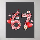 Funny 67 Six Seven Meme Valentines Day Gen Alpha S Poster (Voorkant)