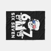 Funny 67 Six Seven Trump Meme  Fleece Deken (Voorkant (Horizontaal))