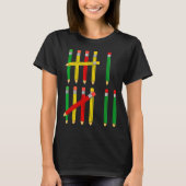 Funny 67 Tally Marks Math For Teachers Students Si T-shirt (Voorkant)